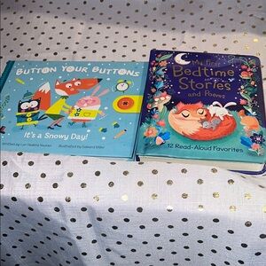 Children's Storybook Set - Button Your Buttons & Bedtime Stories